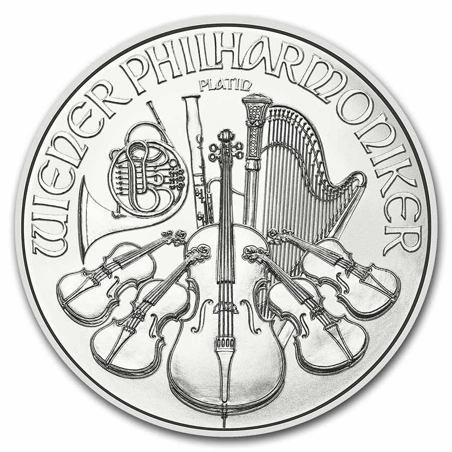 1 oz Austrian Platinum Philharmonic