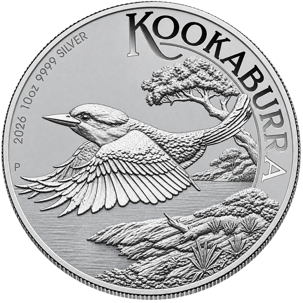 Australian Kookaburra Silver Coin 10 oz