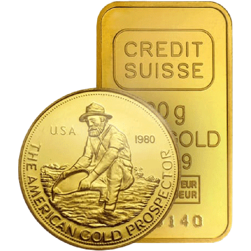 Gold Bars and Rounds