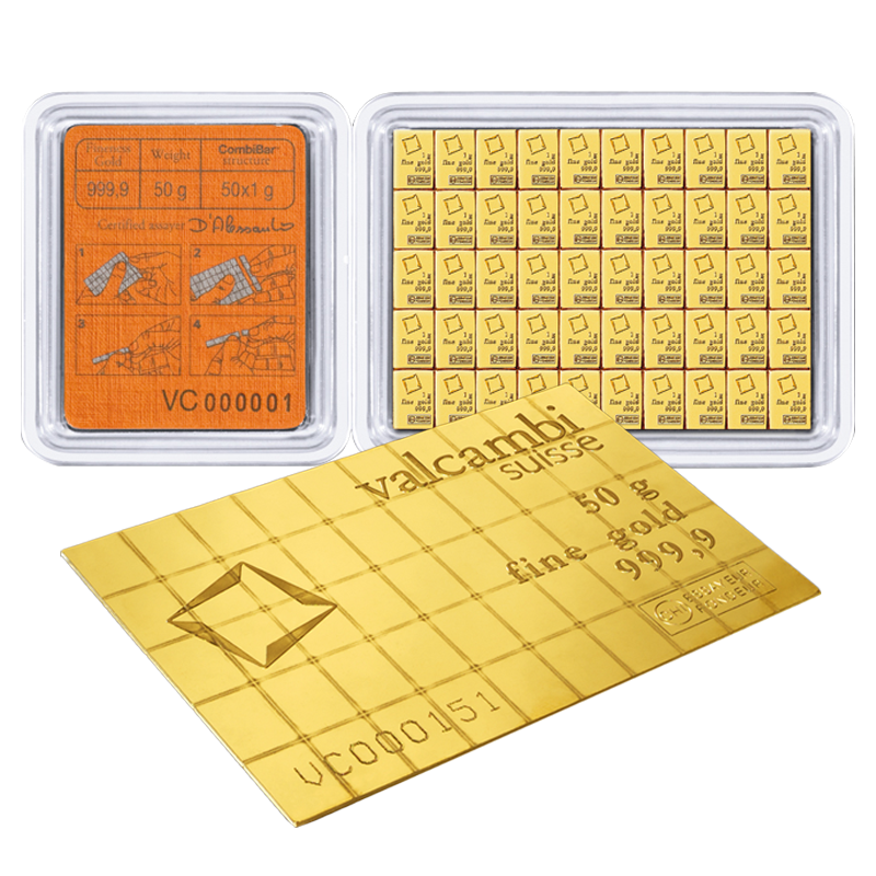 Valcambi Gold CombiBar