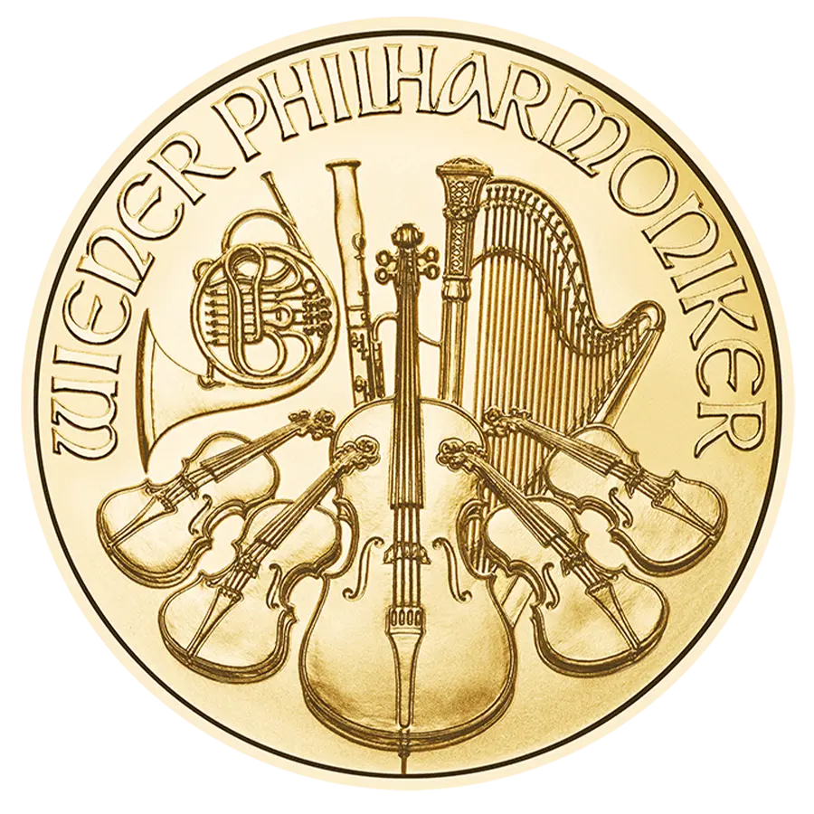 1 oz Austrian Gold Philharmonic
