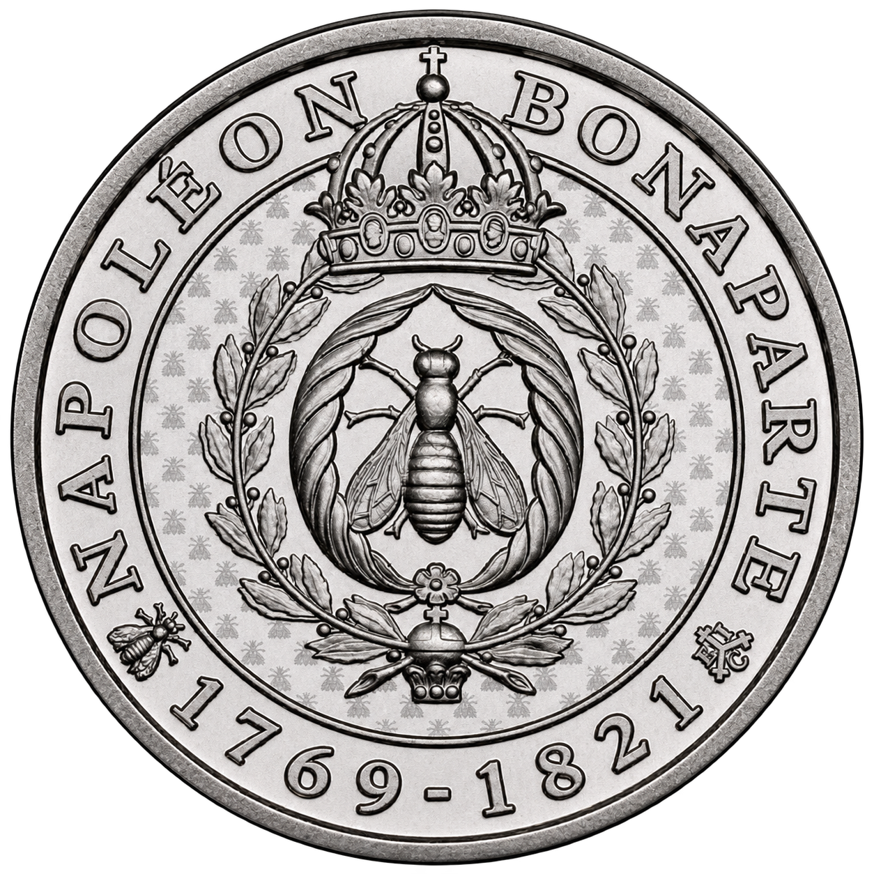 Saint Helena 2 oz Silver Napoleon Bee