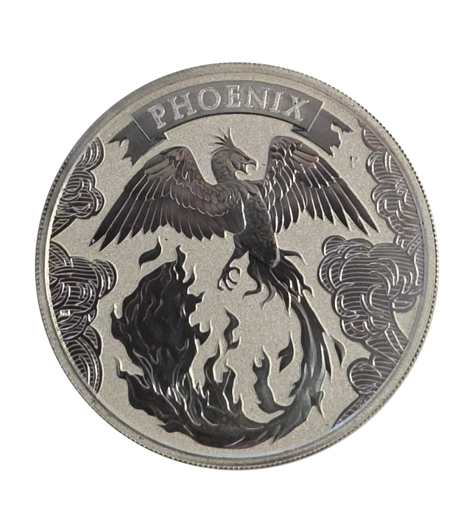 2022 Australian 2 oz Silver Mythical Creatures Phoenix