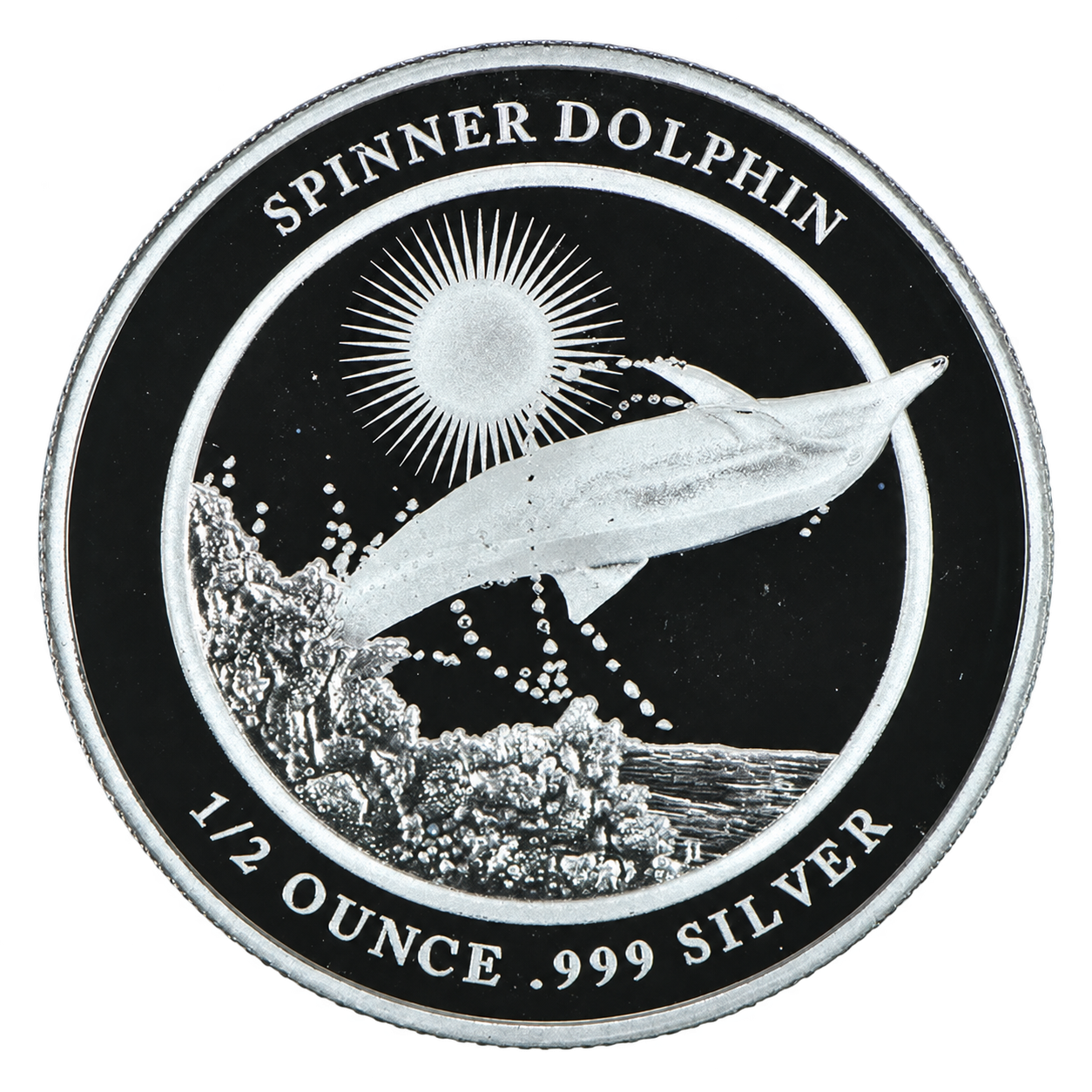 Niue Spinner Dolphin 1/2 oz Silver Coin